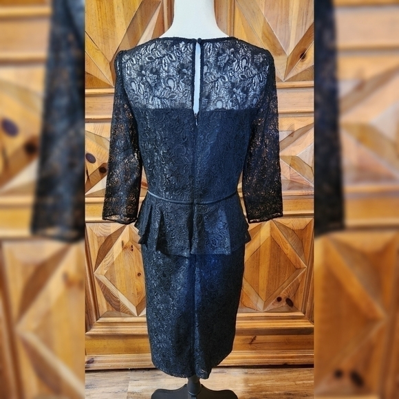 Adrianna Papell Coctail Dress Sz 12 - Picture 4 of 6